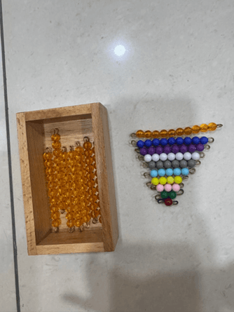 Arithmetic Montessori Activity
