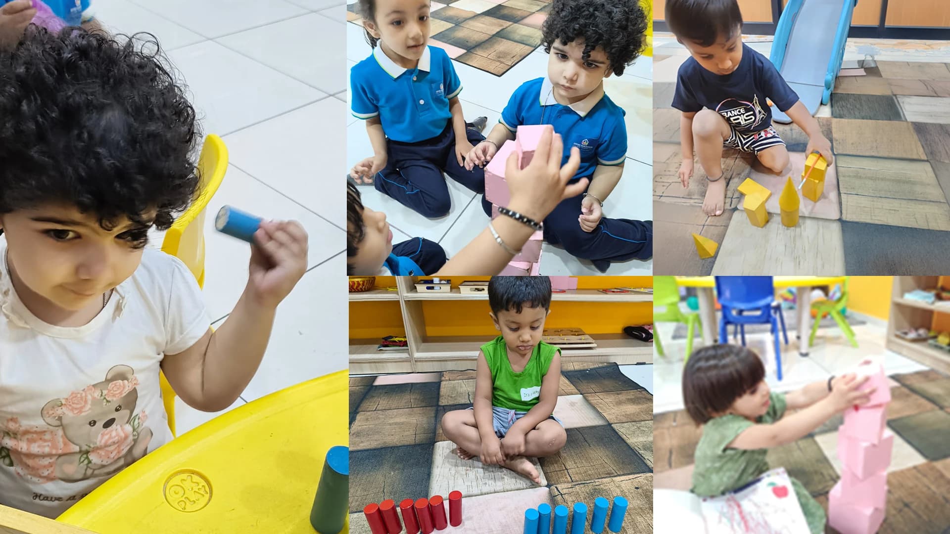 Sensorial Activities:ARYMS Montessori Preschool